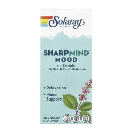 SharpMind Nootropics Mood CTN - 30 vcaps Solaray
