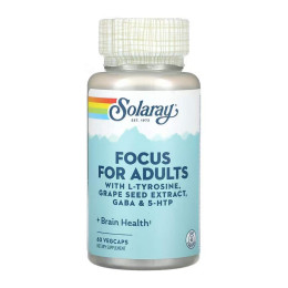 Focus for Adults - 60 vcaps Solaray