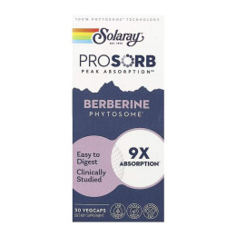 Prossorb Berberine 9x - 30 vcaps Solaray