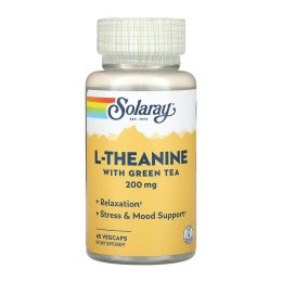 L-Theanine 200mg - 45 vcaps Solaray