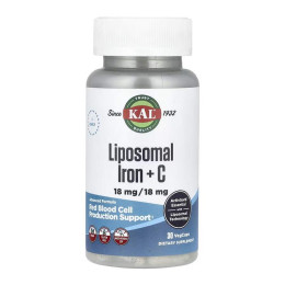 Liposomal Iron 18mg - 30 vcaps KAL