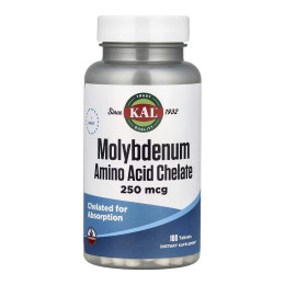 Molybdenum Amino Acid Chelate 250 mcg - 100 tabs KAL