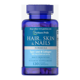 Hair, Skin & Nails Formula - 120 caps Puritans Pride