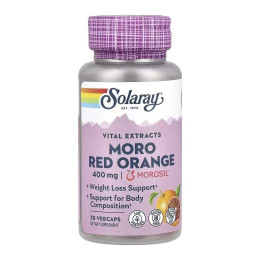 Moro Red Orange 400 mg - 30 vcaps Solaray