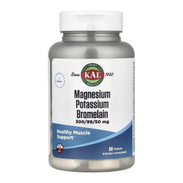 Magnesium Potassium Bromelain - 60 tabs KAL