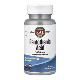 Pantothenic Acid Sustained Release 1000mg - 50 tabs KAL