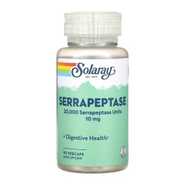 Serrapeptase 10mg - 90 vcaps Solaray