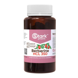 Berberine HCL 350mg - 60 caps Stark Pharm