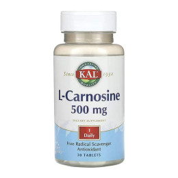 L-Carnosine 500mg - 30 caps KAL