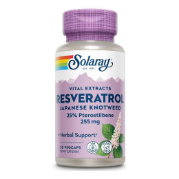 Super Resveratrol with Pterost 250mg - 30 vcaps Solaray