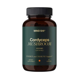 Cordyceps Mushroom 1000 mg - 60 vegcaps (10+2 в подарунок!) Mind Shi