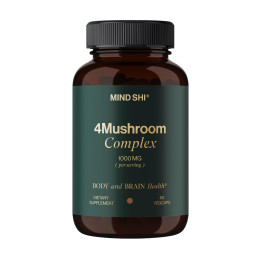 4Mushroom Complex 1000 mg - 60 vegcaps (10+2 в подарунок!) Mind Shi