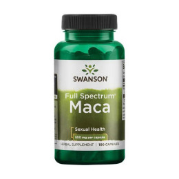 Swanson Maca 500 mg full spectrum (100 caps)