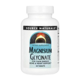 Source Naturals Magnesium Glycinate (60 tab)