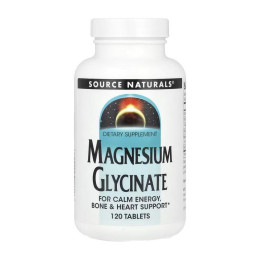 Source Naturals Magnesium Glycinate (120 tab)