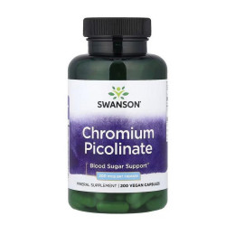 Swanson Chromium Picolinate 200 mcg (200 veg caps)