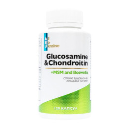 ABU Glucosamine & Chondroitin + MSM and Boswellia (120 caps)
