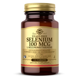 Selenium Yeast-Free 100mcg - 100 tabs Solgar