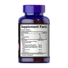 Triple Omega 3-6-9 Fish & Flax Oils - 120 softgels Puritans Pride