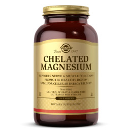 Chelated Magnesium - 250 tabs Solgar