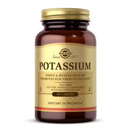 Potassium - 100 tabs Solgar