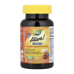 Alive! Children's Gummy Multivitamin Zero Sugar - 40 gummies Nature's Way