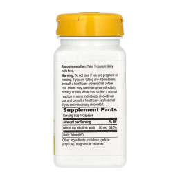 Niacin 100 mg - 100 caps Nature's Way