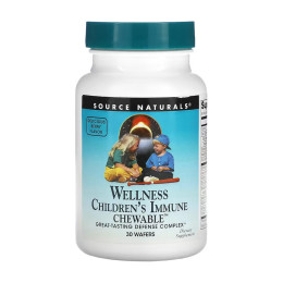 Wellness Children's Immune Chewable™- 30 wafer Berry Source Naturals