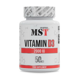 MST Vitamin D3 2000 IU (50 mcg) (120 softgels)