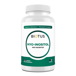 Мио-инозитол, Myo-Inositol, Biotus, 120 капсул