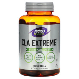 Конъюгированная линолевая кислота, CLA Extreme, Now Foods, Sports, 90 гелевых капсул
