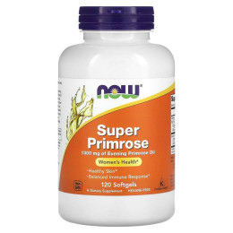 Олія вечірньої примули, Evening Primrose Oil, Now Foods, супер, 1300 мг, 120 гелевих капсул