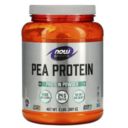 Гороховий протеїн, Pea Protein, Now Foods, Sports, без смаку, 907 г
