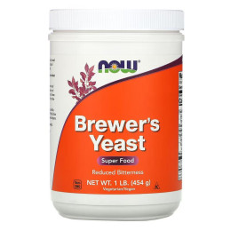 Пивные дрожжи, Brewer's Yeast, Now Foods, Super Food, 454 гр.