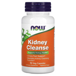 Очистка почек и мочевого пузыря, Kidney Cleanse, Now Foods, 90 вегетарианских капсул