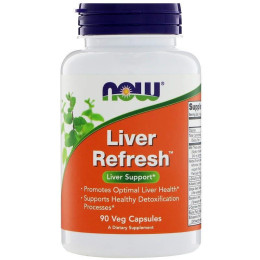 Поддержка печени, Liver Refresh, Now Foods, 90 растительных капсул