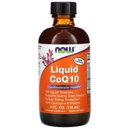 Коензим Q10, Liquid Co-Q10, Nature's Answer, рідкий, зі смаком мандарину, 1