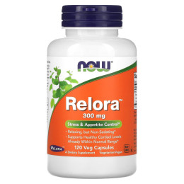 Зниження кортизолу, Relora, Now Foods, 300 мг, 120 вегетаріанських капсул