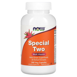 Мультивітаміни, Special Two, NOW Foods, 240 вегетаріанських капсул