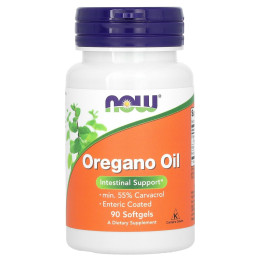 Масло орегано, Oregano Oil, Now Foods, 90 гелевых капсул
