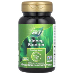 Здоровье почек и мочевого пузыря, Kidney Bladder, Nature's Way, 900 мг, 100 вегетарианских капсул (450 мг в 1 капсуле)