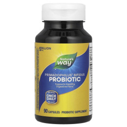 Пробіотики для дорослих, Primadophilus® Bifidus Probiotic, Nature's Way, 5 млрд КУО, 90 капсул