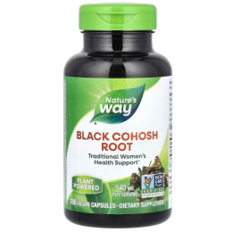 Клопогон (Циміцифуга), Black Cohosh, Nature's Way, корінь, 540 мг, 180 веганських капсул