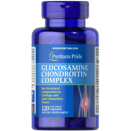 Глюкозамин хондроитин, Glucosamine Chondroitin Complex, Puritan's Pride, 120 капсул