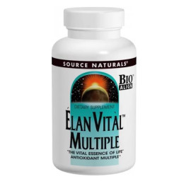 Мультивітаміни, Elan Vital Multiple, Source Naturals, 60 таблеток