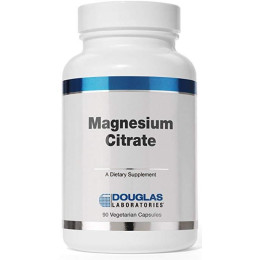 Магний цитрат, Magnesium Citrate, Douglas Laboratories, поддерживает энзматическую активность, мышцы и нервы, 90 капсул