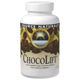 Екстракт шоколаду, ChocoLift, Source Naturals, 500 мг, 60 капсул