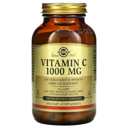 Вітамін С, Vitamin C, Solgar, 1000 мг, 100 капсул