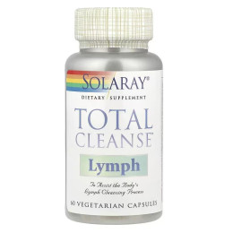 Детоксикация лимфы, Total Cleanse Lymph, Solaray, 60 вегетарианских капсул
