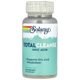 Очищувач сечової кислоти, Total Cleanse Uric Acid, Solaray, 60 капсул